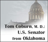 Icon image for Tom Coburn, M. D.: Senator from Oklahoma