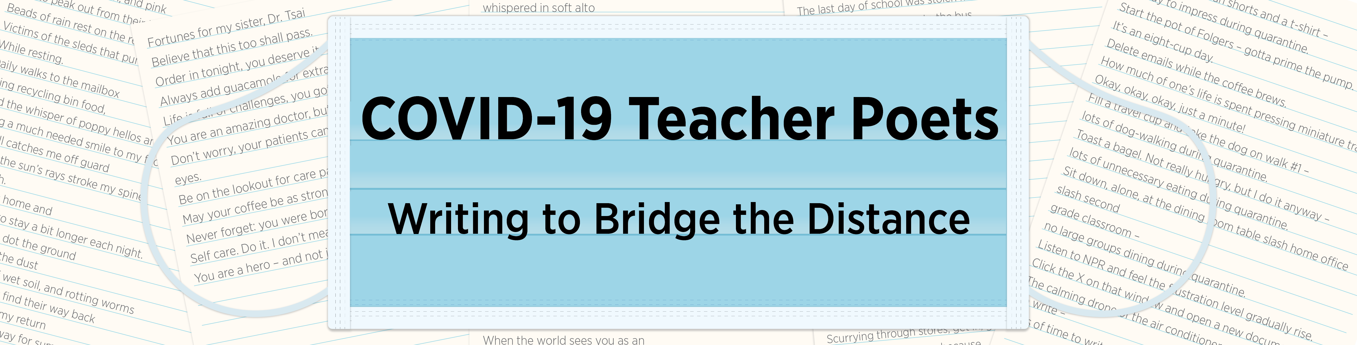 image of COVID-19 Teacher Poets Writing to Bridge the Distance