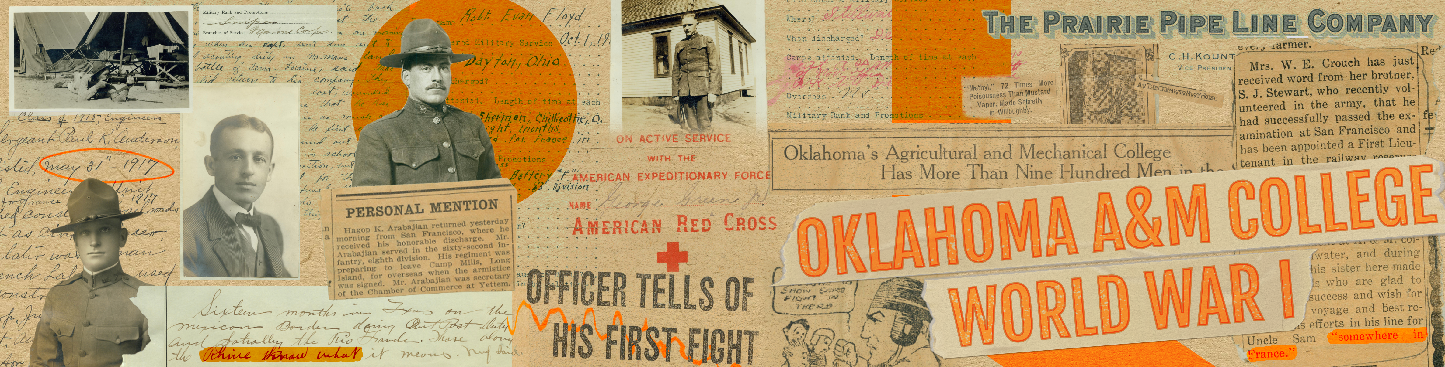 image of Oklahoma A&M College World War I