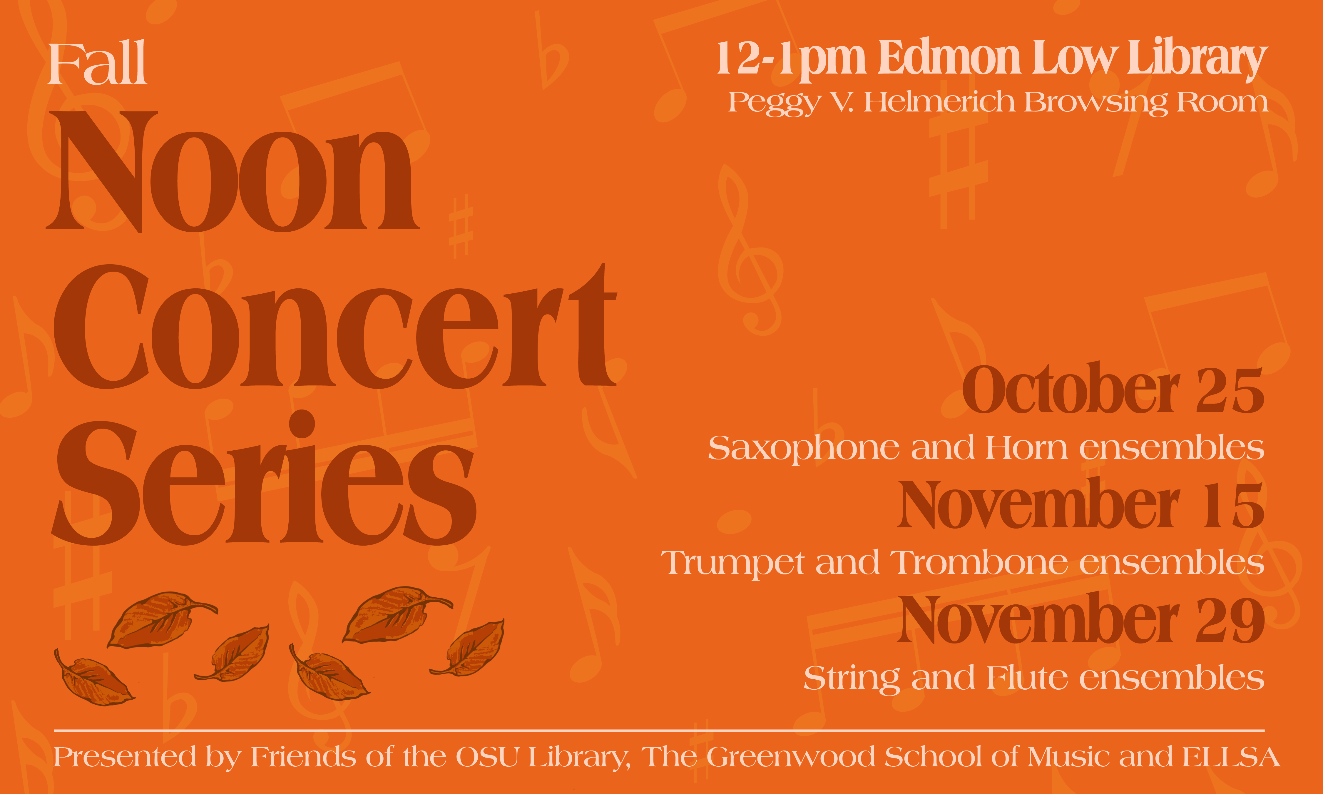 Noon Concert Series banner