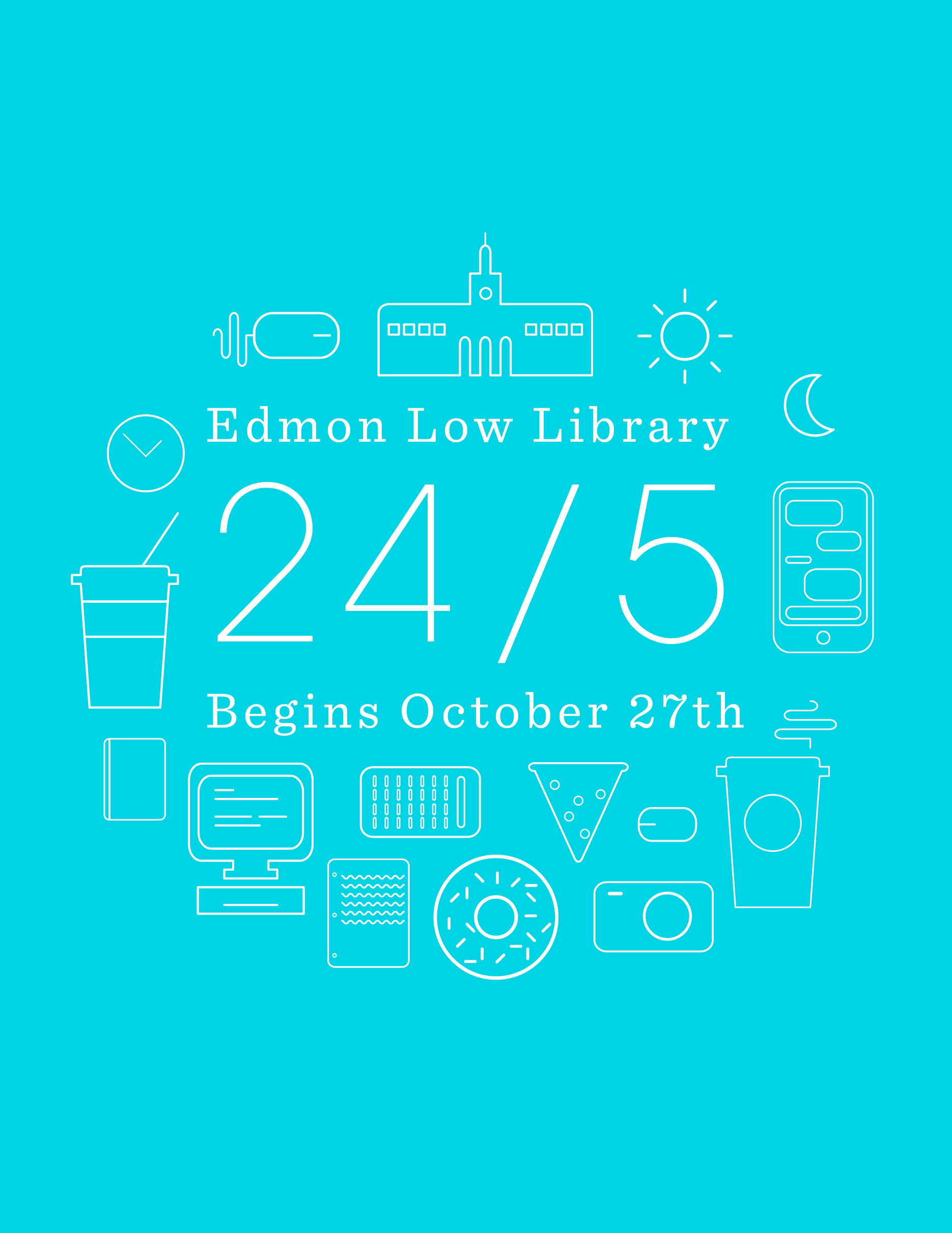 Image for 24/5 Building Access Begins Oct. 27