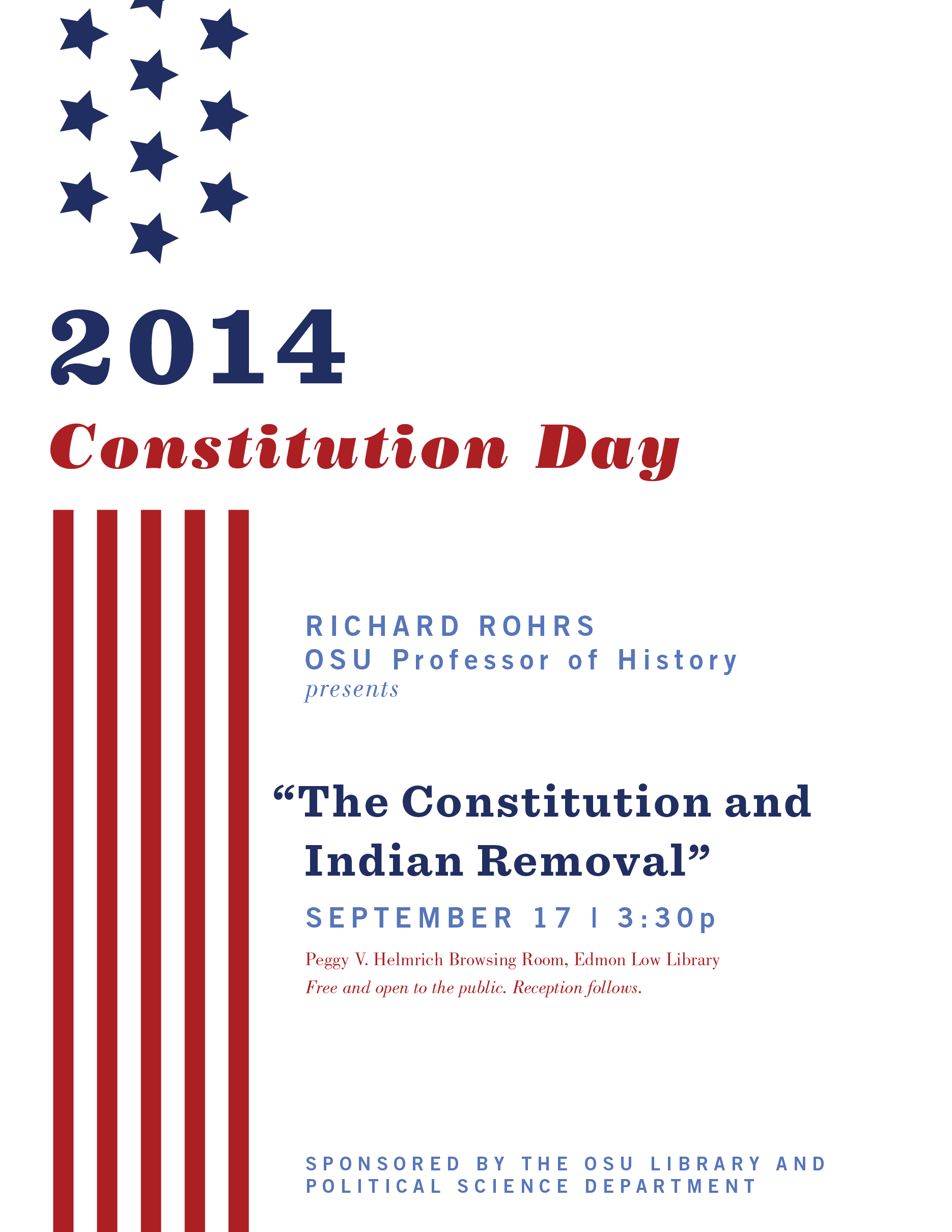 Image for Constitution Day at OSU with Richard Rohrs