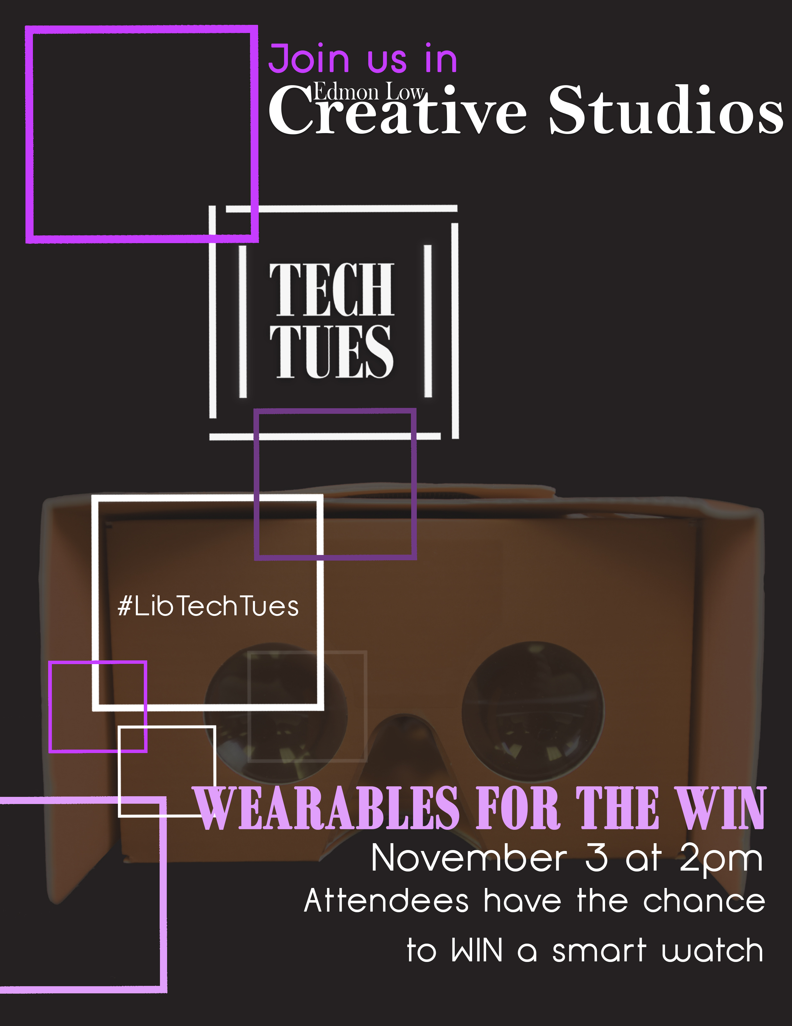 Image for Tech Tuesday at 2 presents 'Wearables for the Win'