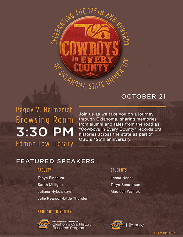 Image for Cowboys in Every County: Celebrating the 125th Anniversary of Oklahoma State University