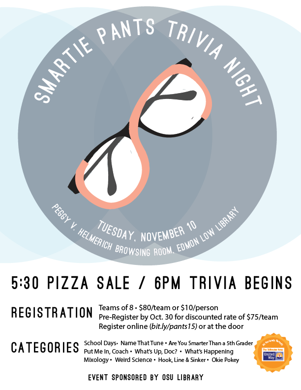 Image for Smartie Pants Trivia Night, Nov. 10
