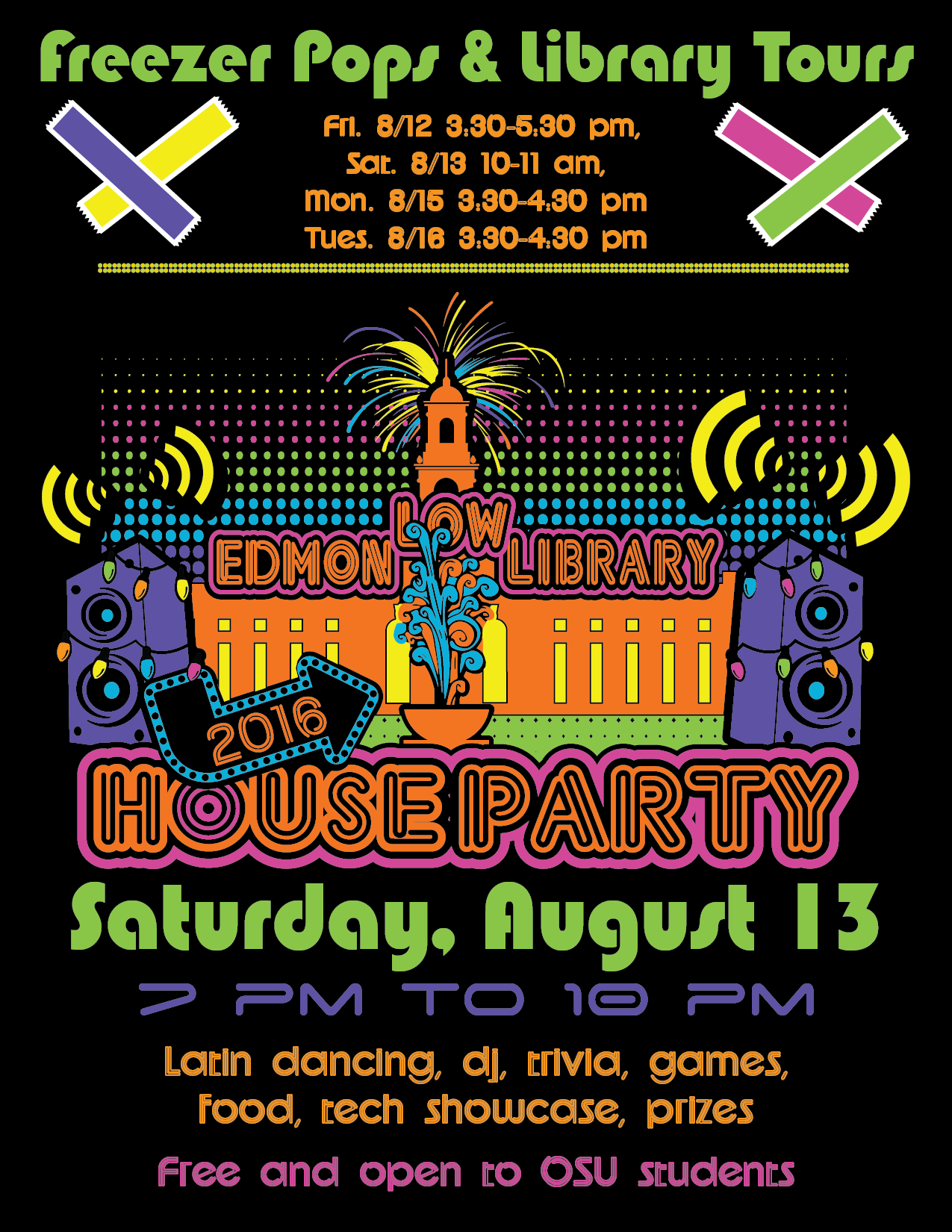 Image for Edmon Low Library House Party 2016