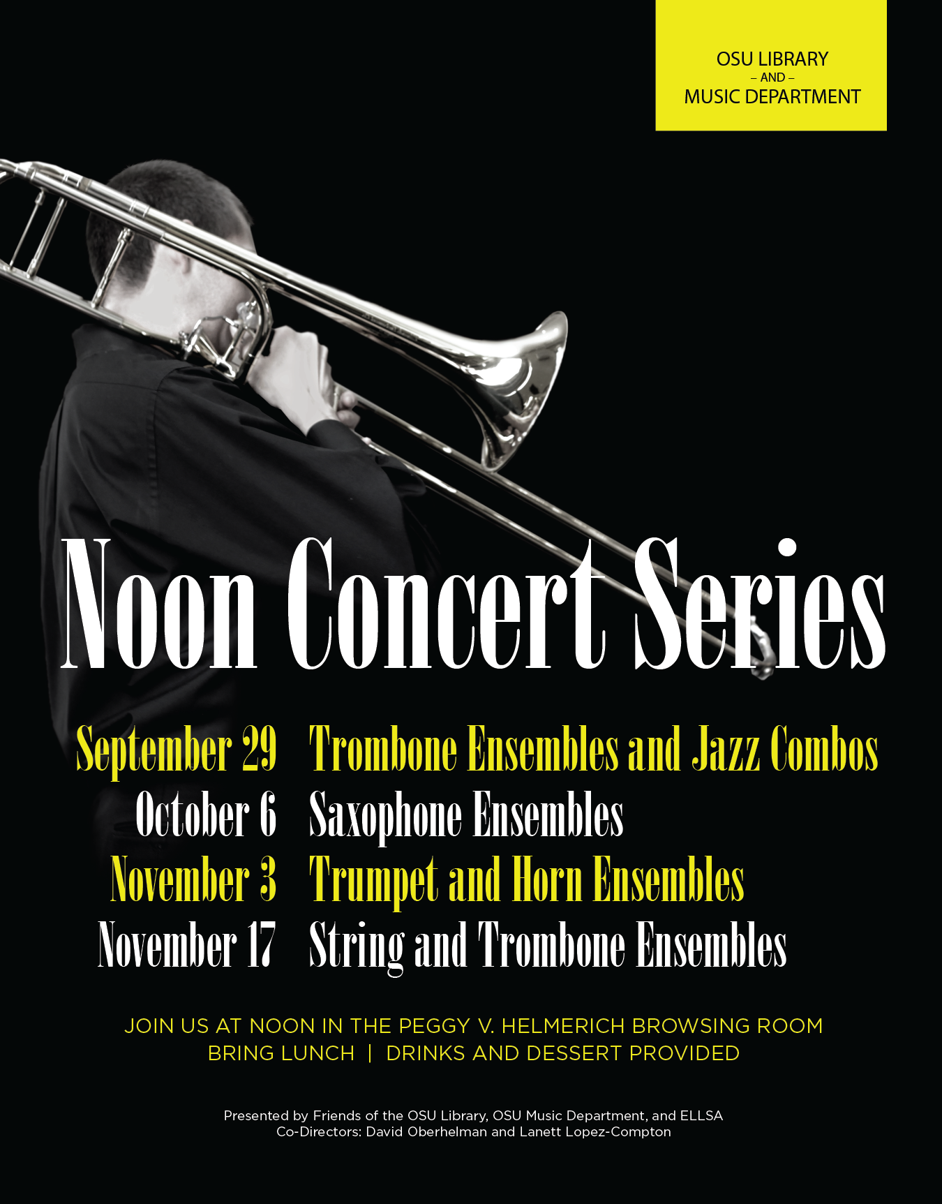 Image for Fall 2016 Noon Concert Series dates set