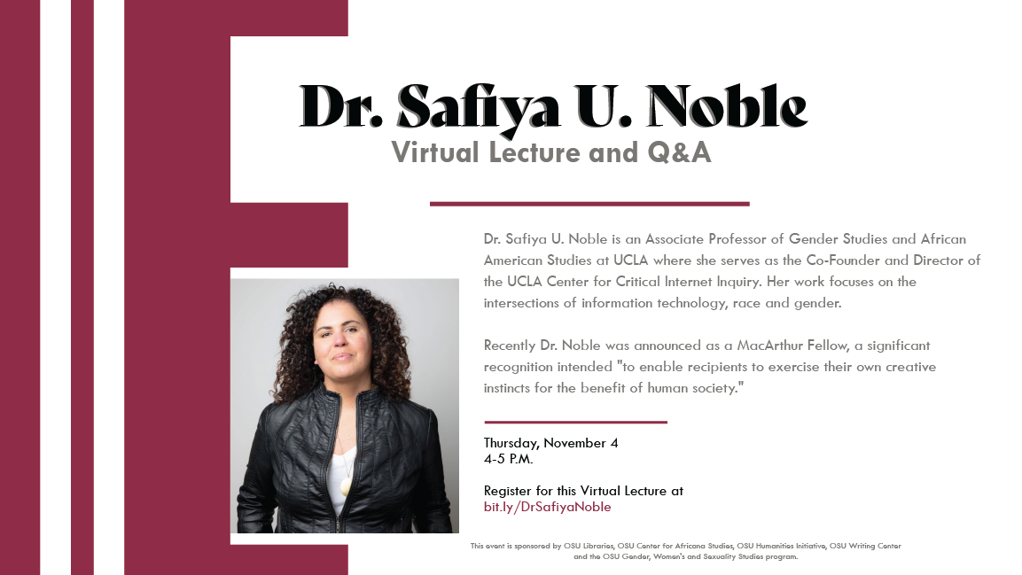 Image for Virtual lecture explores race and gender online
