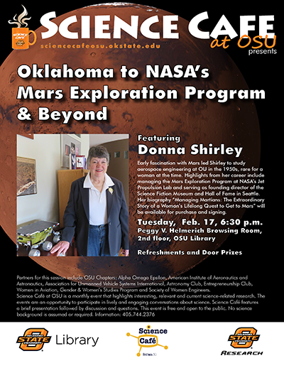 Image for Science Cafe features native Oklahoman & NASA pathfinder