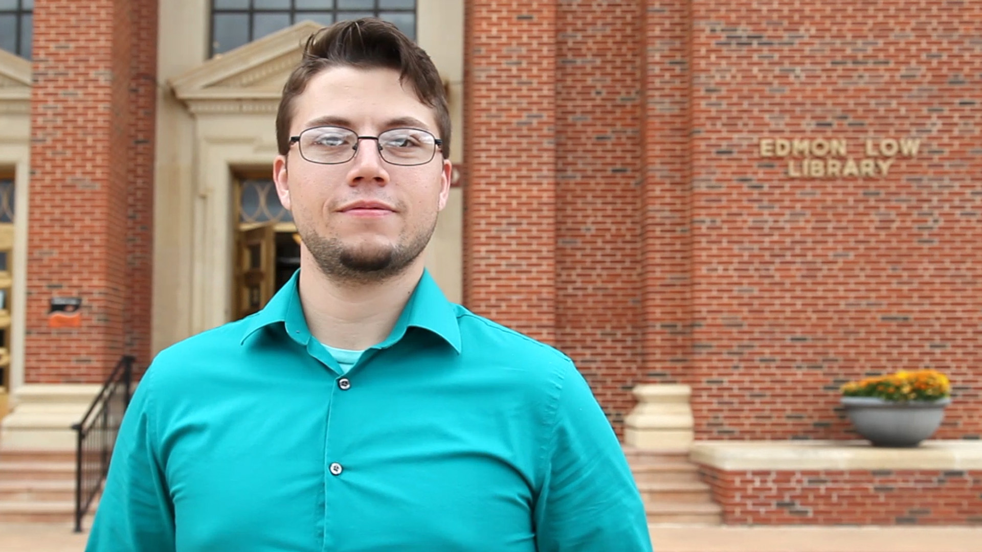 William Davis received first place in the motion category of the inaugural Oklahoma State University Library Creativity Award. The competition is designed to encourage and reward the creative efforts of students at OSU by asking them to use techniques, skills and ideas learned during Tech Tuesday at 2 in the classroom or on their own.