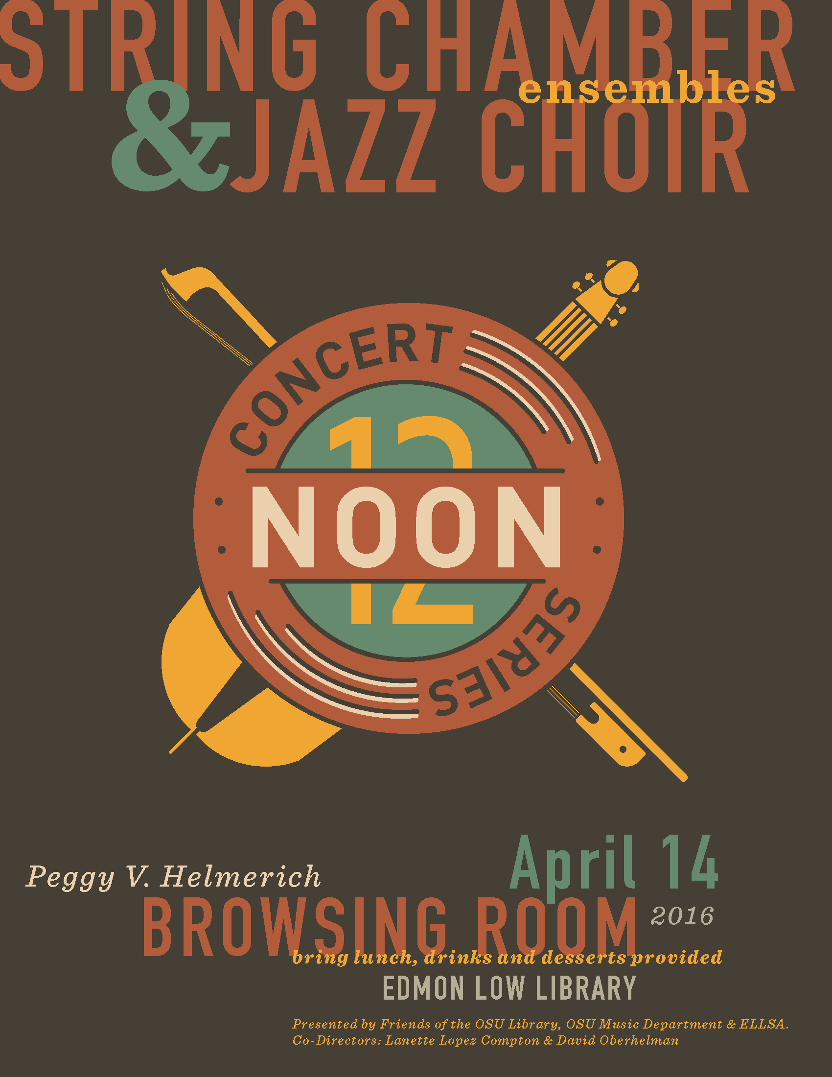 Image for Noon Concert Series featuring String Chamber Ensembles and Jazz Choir