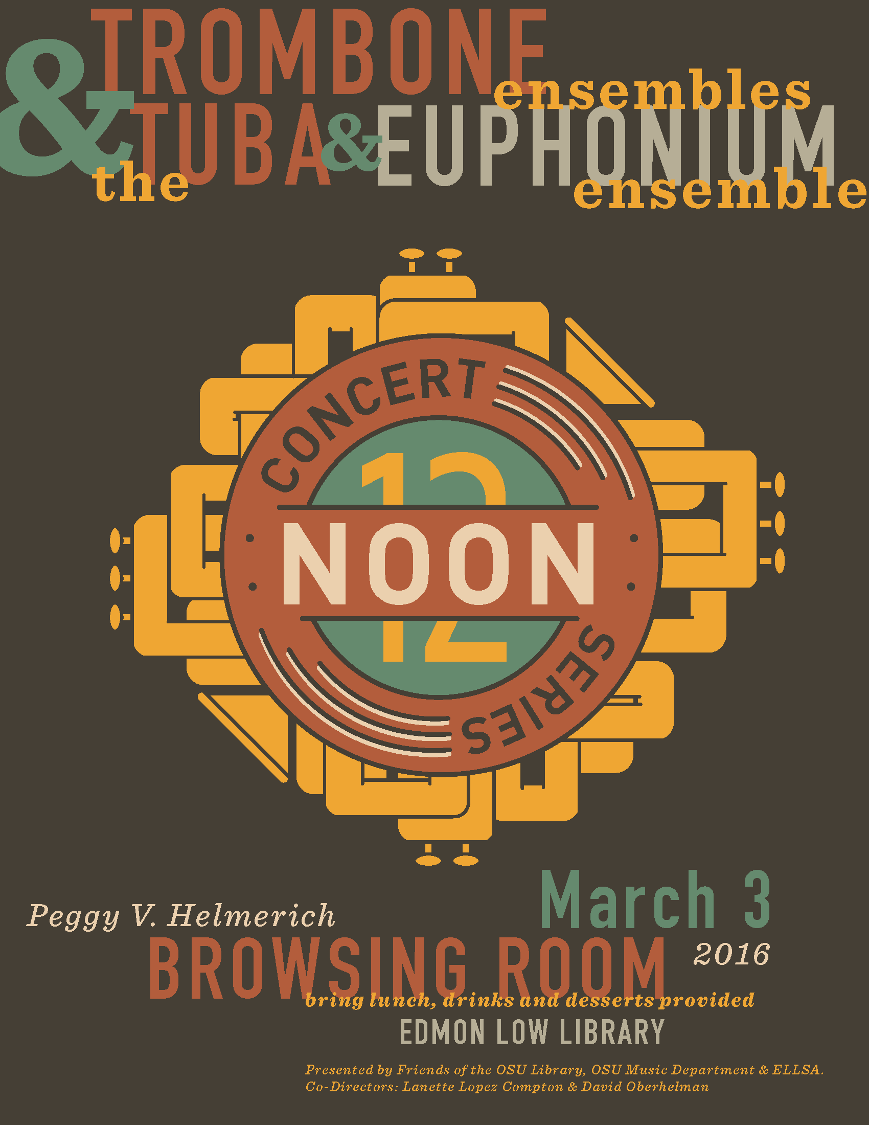 Image for Noon Concert Series featuring Trombone Ensembles and the Tuba/Euphonium Ensemble
