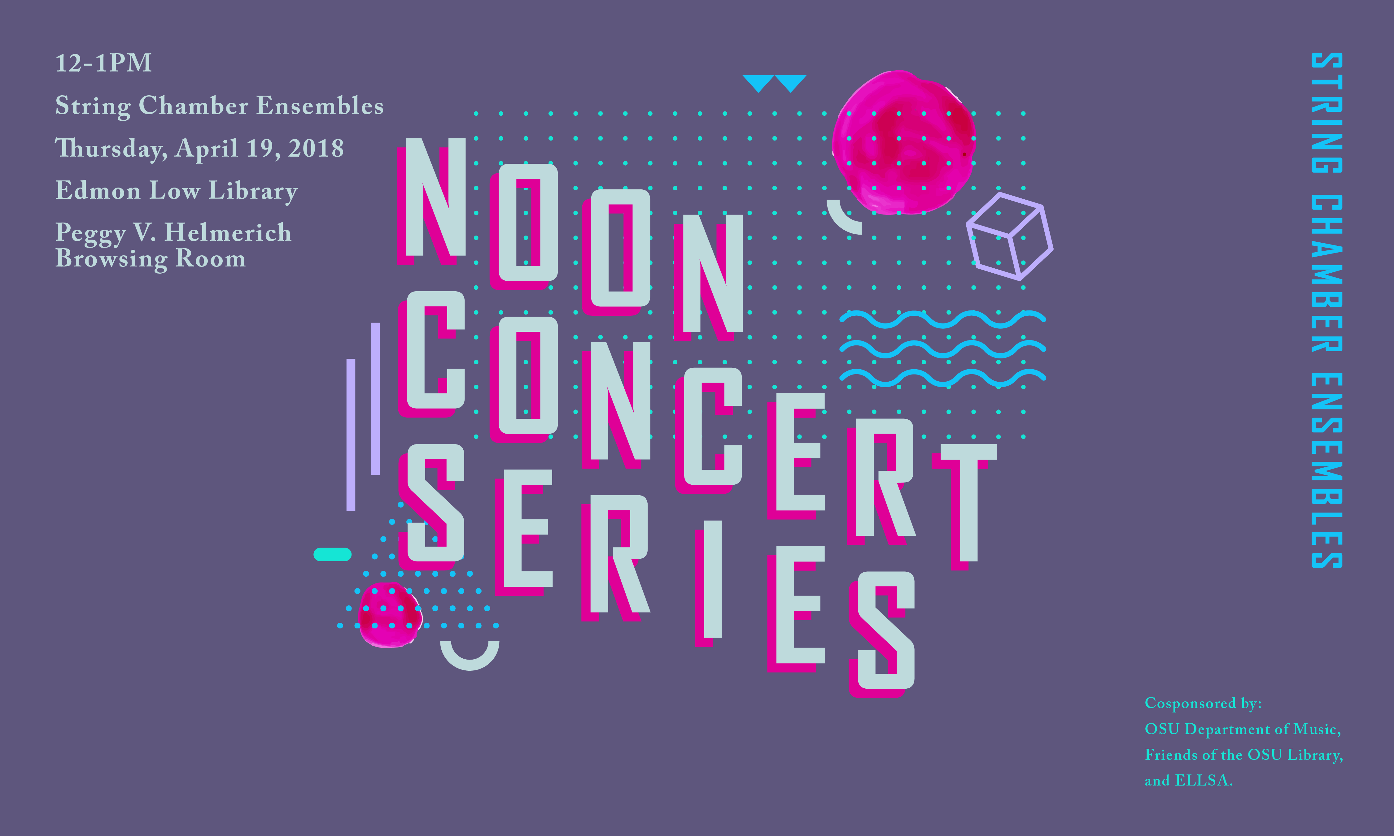 Image for Noon Concert featuring String Chamber Ensembles