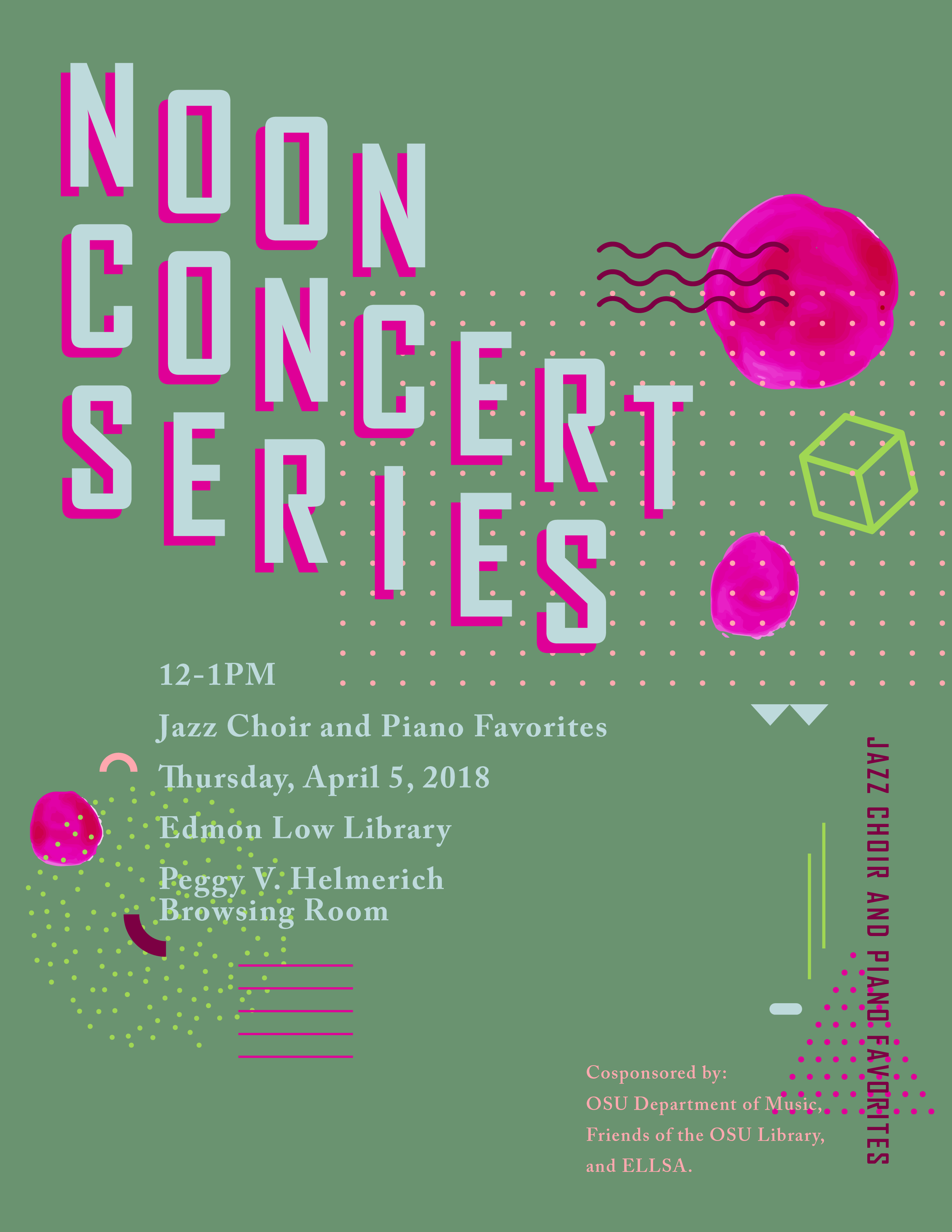 Image for Noon Concert features Jazz Choirs and Piano Favorites