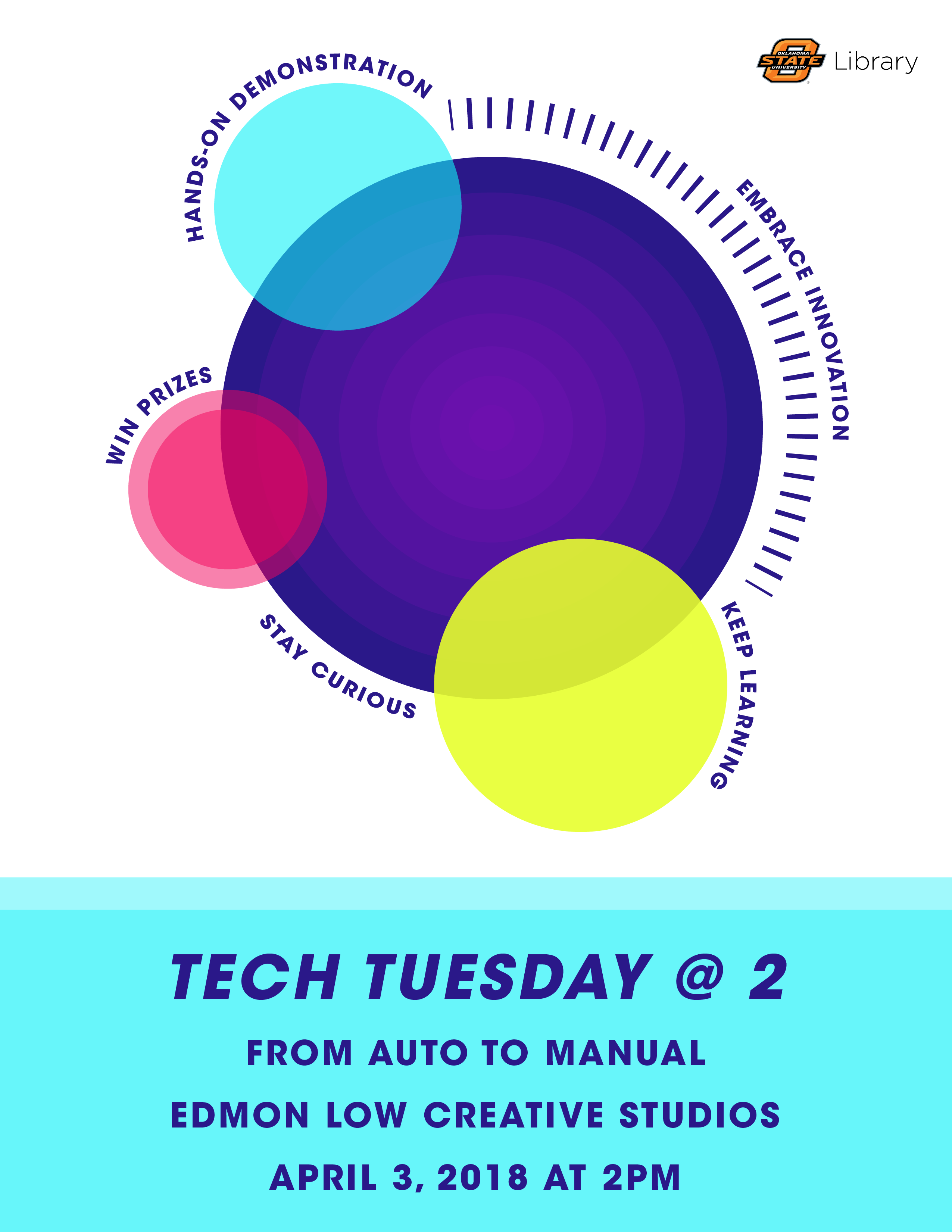 Image for Tech Tuesday @ 2: From Auto to Manual