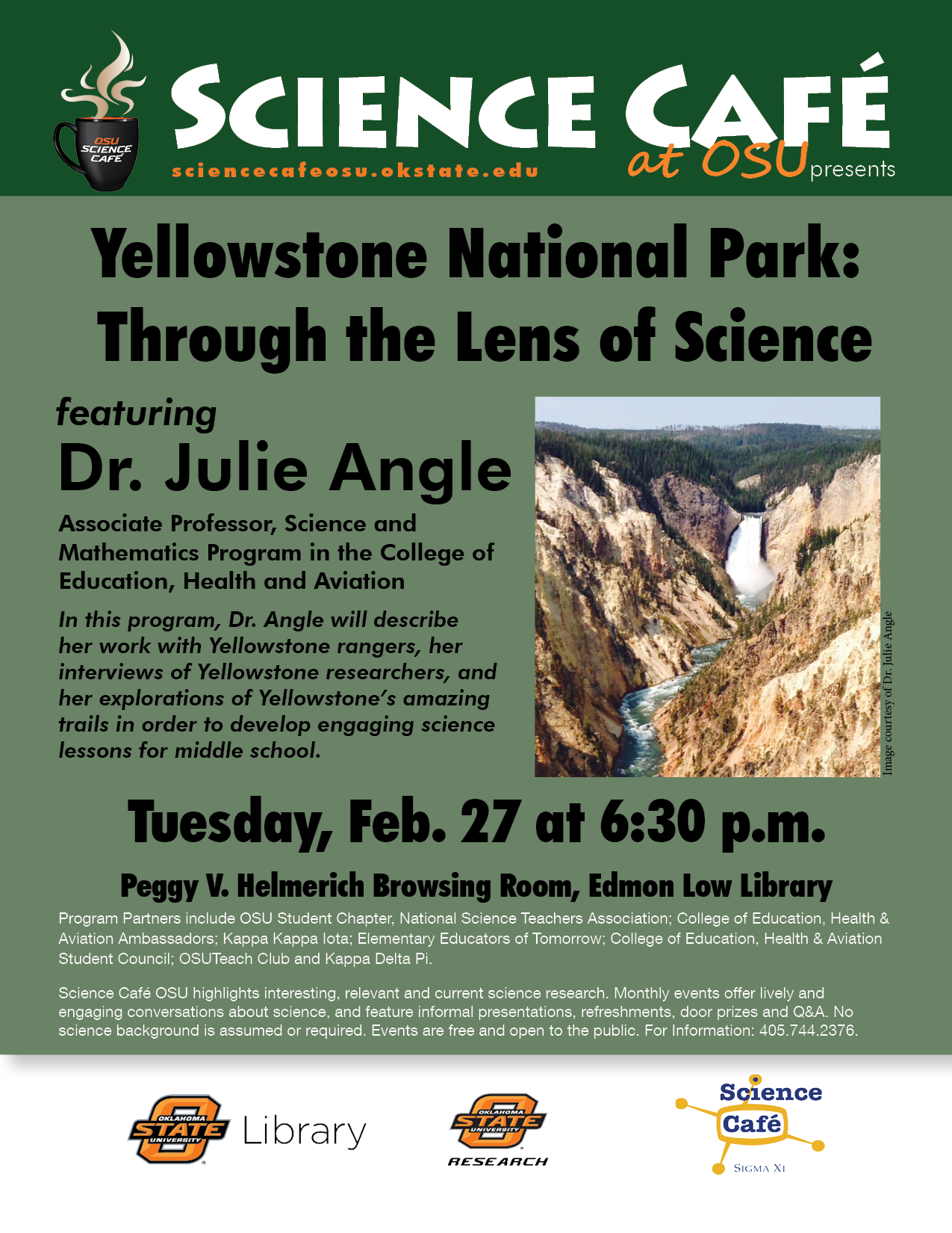 Image for Science Cafe: Yellowstone National Park