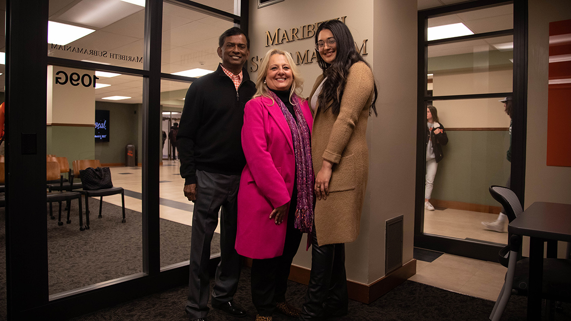 Image for Maribeth Subramaniam Library Study Room unveiled at surprise dedication