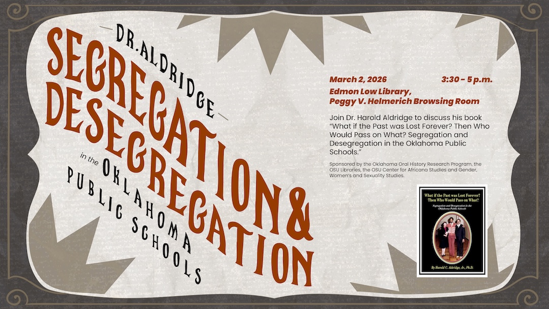 Image for Book Talk: Segregation and Desegregation in the Oklahoma Public Schools