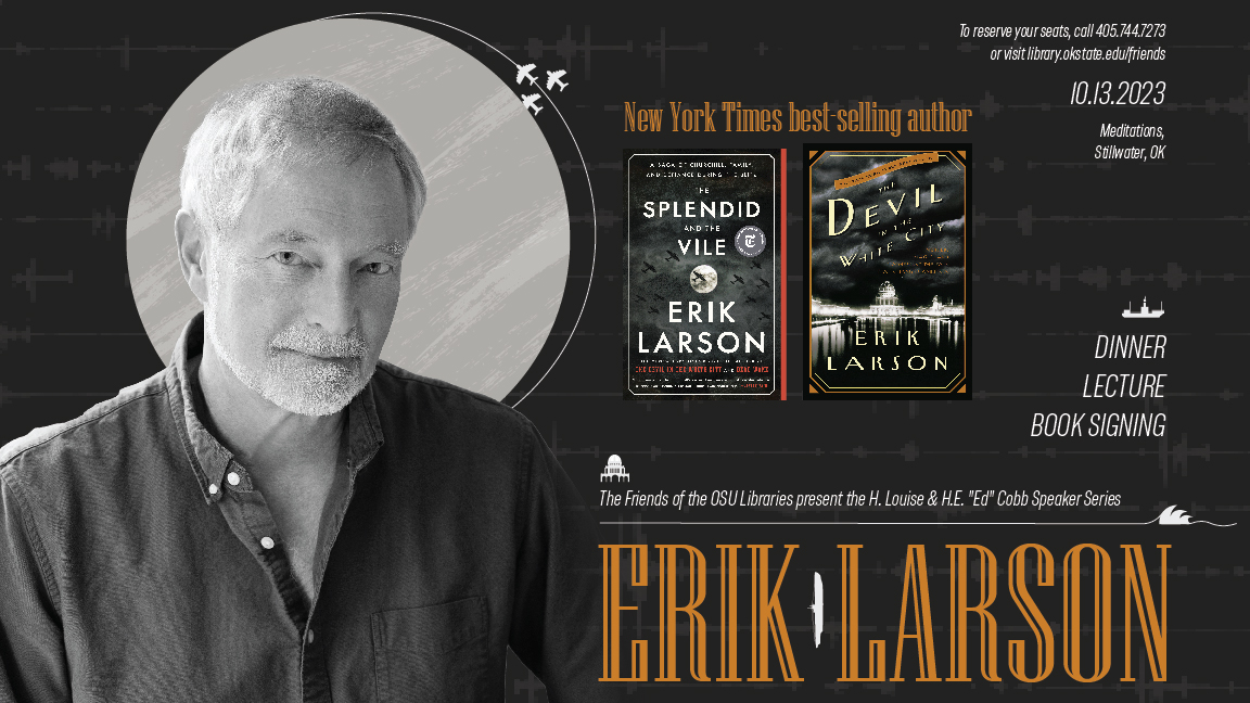 Image for Erik Larson headlines OSU Library fundraiser